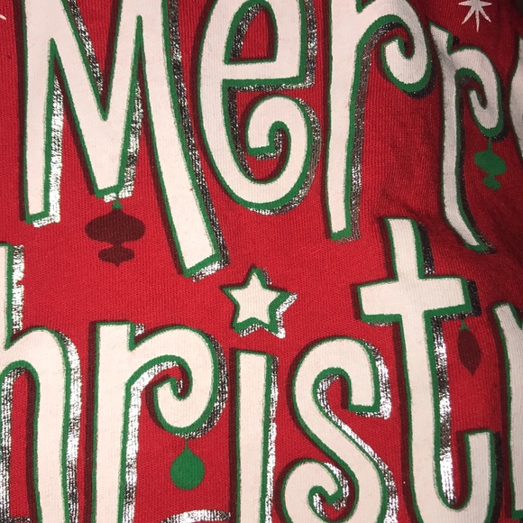 Women’s “Merry Christmas” Cotton Tee - Picture 3 of 6